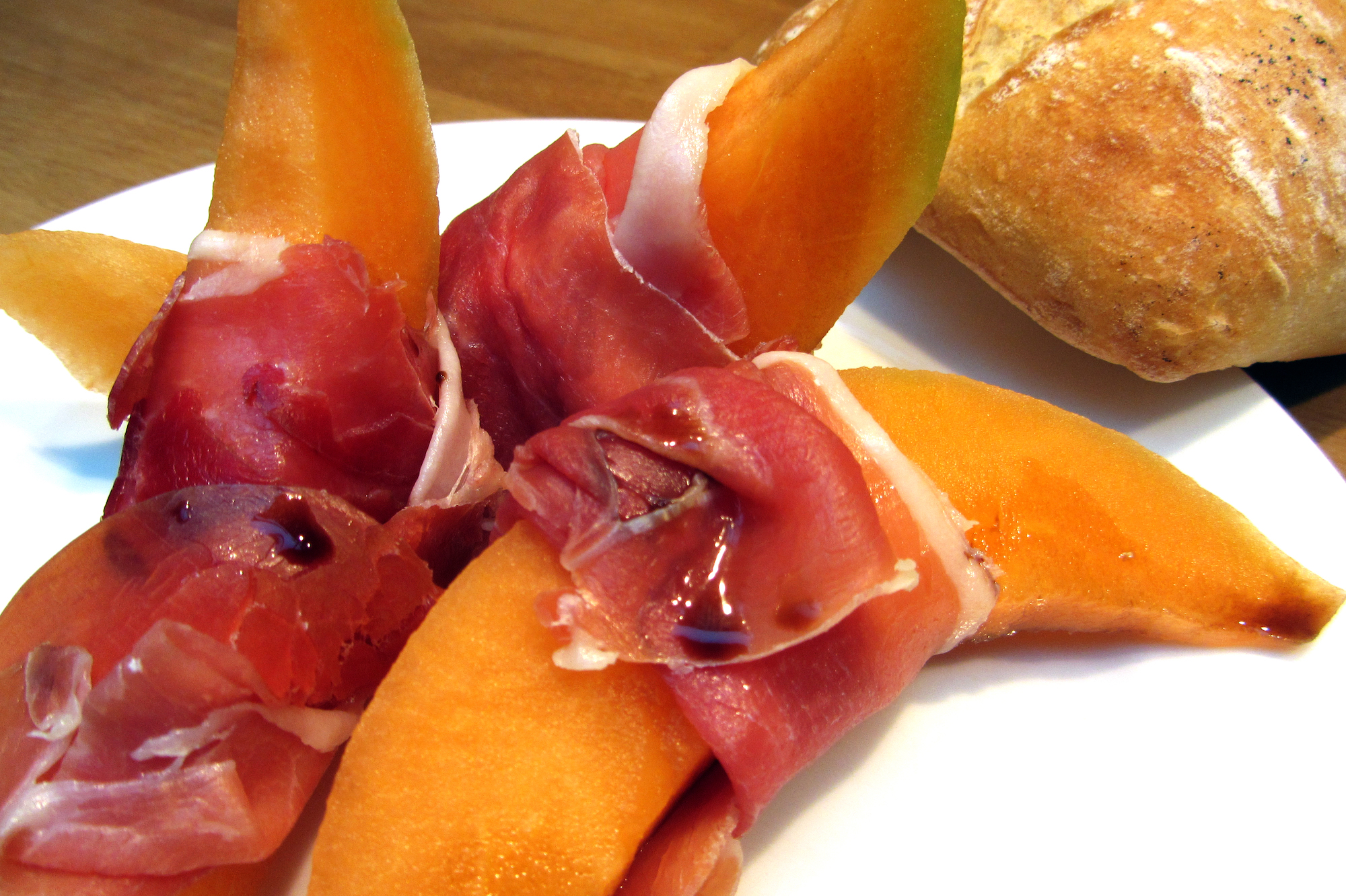 Meloen met Prosciutto di Parma